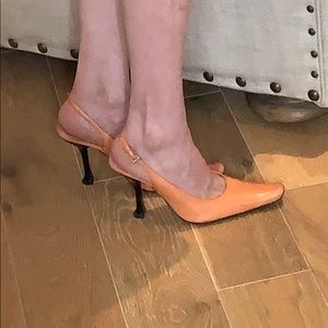 Authentic Prada Heels Slingback Pink Size 7.5